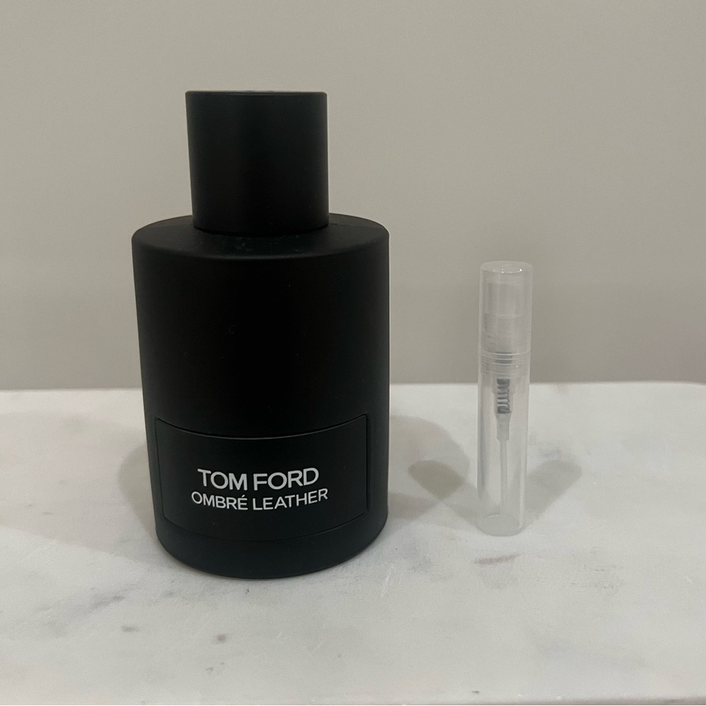 Ombré Leather by Tom ford 3ml sample in refillable travel atomizer